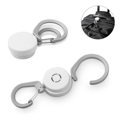 Gancho con mosquetón para colgar equipaje en maleta ref 23200