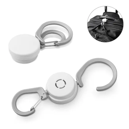 Gancho con mosquetón para colgar equipaje en maleta ref 23200