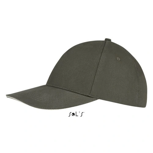Gorra 5 paneles algodón peinado ligero ref S88110
