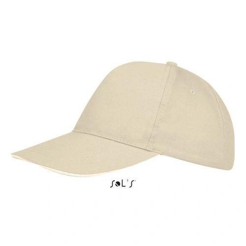 Gorra 5 paneles algodón peinado ligero ref S88110