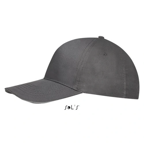 Gorra 5 paneles algodón peinado ligero ref S88110