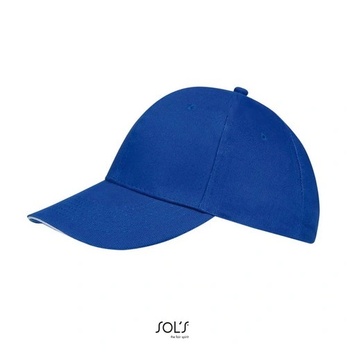Gorra 6 paneles algodón peinado espeso ref S88100