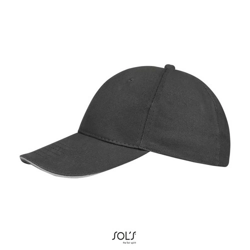 Gorra 6 paneles algodón peinado espeso ref S88100