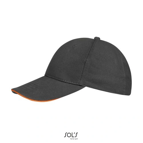 Gorra 6 paneles algodón peinado espeso ref S88100