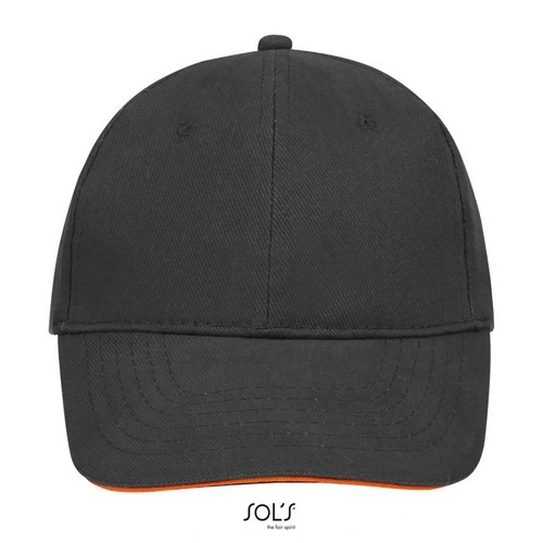 Gorra 6 paneles algodón peinado espeso ref S88100