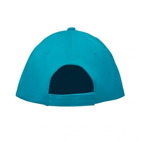 Gorra de béisbol 5 paneles algodón cierre ajustable ref MO2345 - Turquesa Back