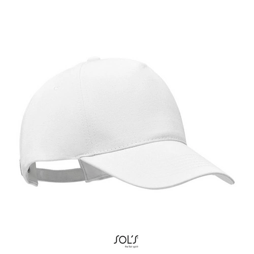 Gorra de 5 paneles algodón orgánico ref S04092