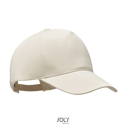 Gorra de 5 paneles algodón orgánico ref S04092