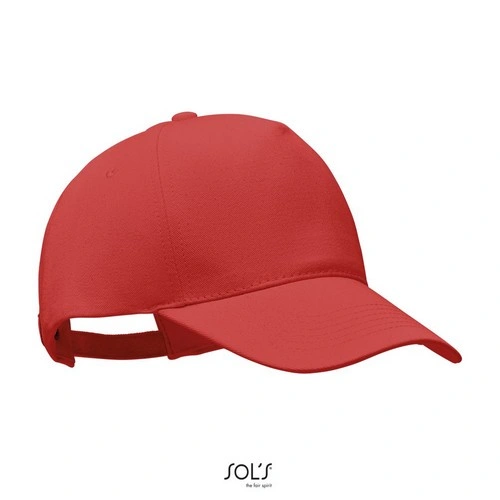 Gorra de 5 paneles algodón orgánico ref S04092