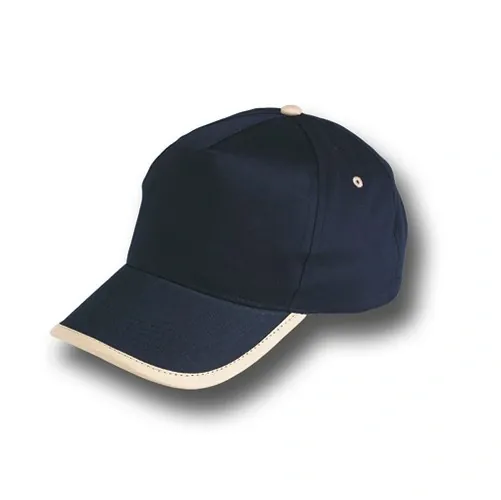 Gorra de algodón con ajuste cómodo de velcro ref BO21 - Azul Marino