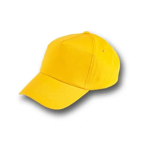 Gorra de algodón para niños con ajuste cómodo ref BA26 - Amarillo