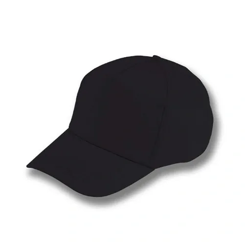 Gorra de algodón para niños con ajuste cómodo ref BA26 - Negro