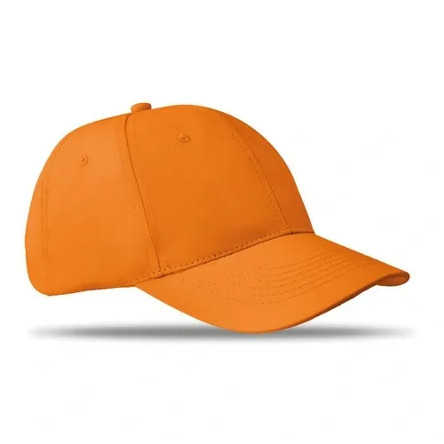 Gorra de béisbol de algodón con cierre ajustable ref MO8834 - Front Naranja