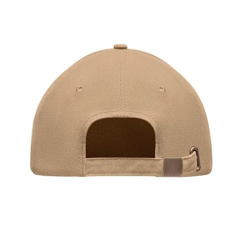 Gorra de béisbol de algodón con cierre ajustable ref MO9643 - Back Beig