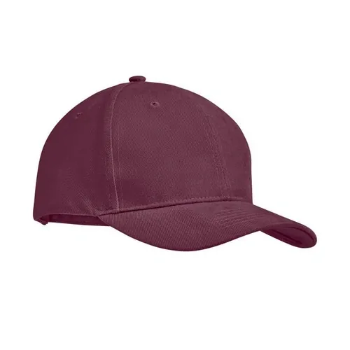 Gorra de béisbol de algodón con cierre ajustable ref MO9643 - Burdeos