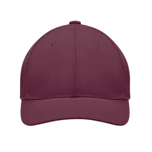 Gorra de béisbol de algodón con cierre ajustable ref MO9643 - Side Burdeos