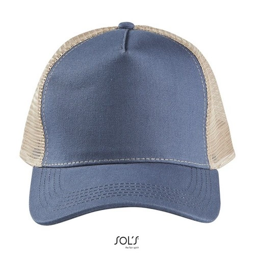 Gorra de malla de 5 paneles con cierre ajustable ref S04451