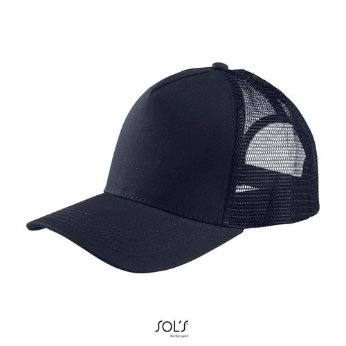 Gorra de malla de 5 paneles con cierre ajustable ref S04451