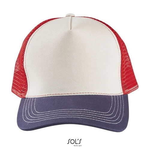 Gorra de malla de 5 paneles con cierre ajustable ref S04451