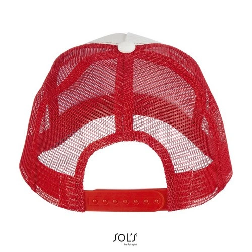 Gorra de malla de 5 paneles con cierre ajustable ref S04451