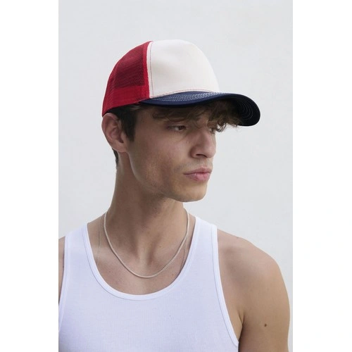 Gorra de malla de 5 paneles con cierre ajustable ref S04451