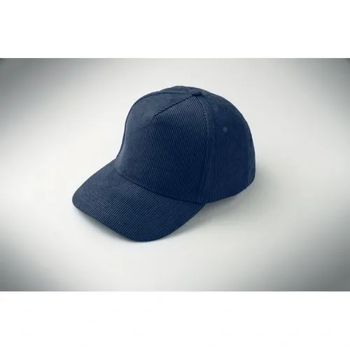 Gorra de pana de 5 paneles personalizable para eventos ref MO2879 - Azul 7