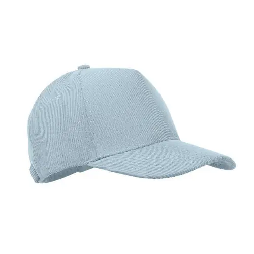 Gorra de pana de 5 paneles personalizable para eventos ref MO2879 - Azul Bebe