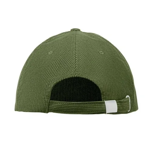 Gorra de pana de 5 paneles personalizable para eventos ref MO2879 - Verde Militar Open
