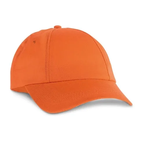 Gorra de poliéster con orificios de ventilación ref 99415 - Naranja