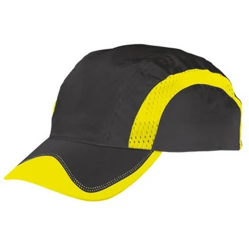 Gorra deportiva antidesgarro con ajuste cómodo ref RA14 - Negro Combinado Amarillo