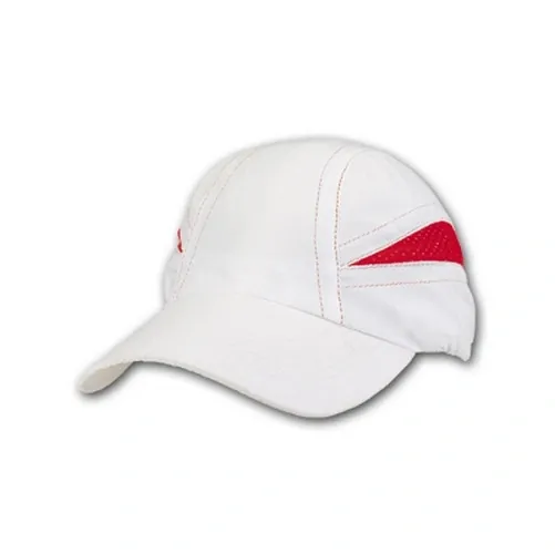 Gorra deportiva blanca con ajuste elástico ref CO33 - Rojo
