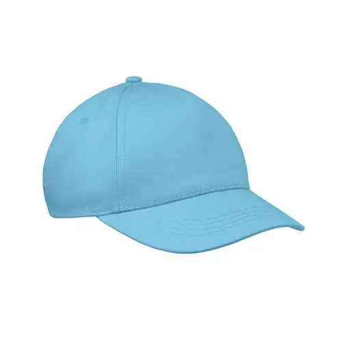 Gorra infantil de 5 paneles personalizable para un ajuste cómodo ref MO2346 - Azul Bebe