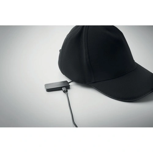 Gorra de béisbol con luz LED y carga USB ref MO2439