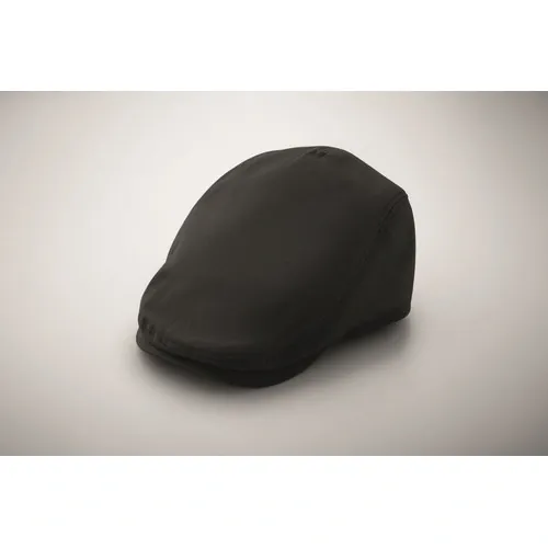 Gorra Newsboy plana personalizable de algodón 235 gr/m ref MO2850 - Detail Negro