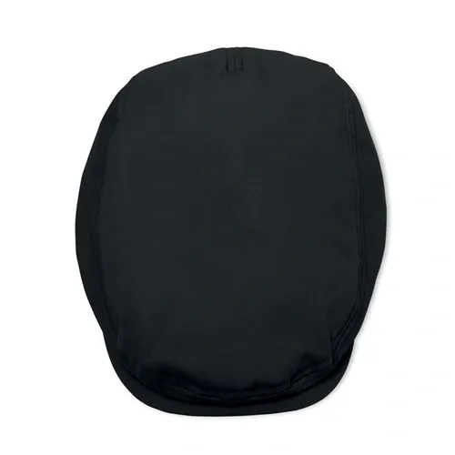 Gorra Newsboy plana personalizable de algodón 235 gr/m ref MO2850 - Negro Open