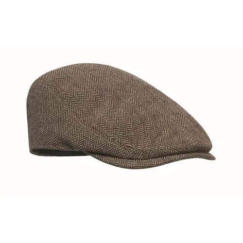 Gorra plana Newsboy personalizable estilo boina melange ref MO2966 - Front Marr╨▓N