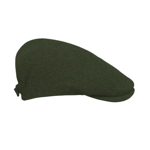 Gorra plana Newsboy personalizable estilo boina melange ref MO2966 - Verde Oscuro Top
