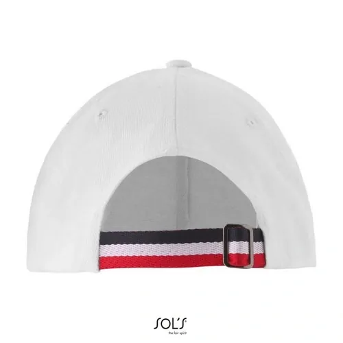 Gorra tricolor unisex algodón ajustable ref S02116