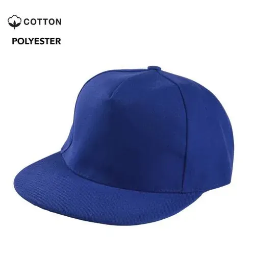 Gorra de 5 paneles con visera plana acolchada ref 3945