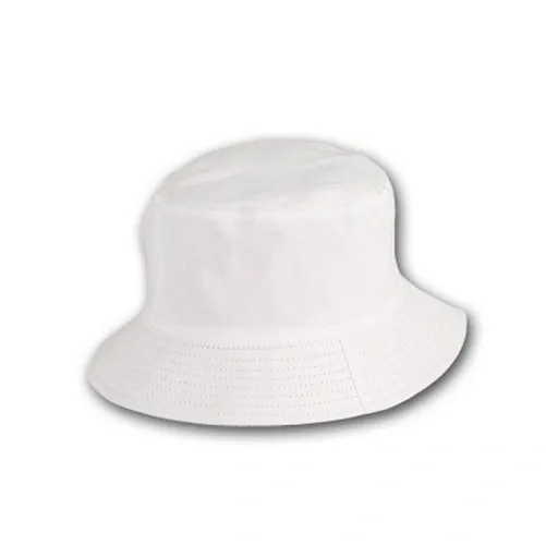 Gorro bob de algodón con visera transpirable ref BO25 - Blanco
