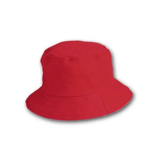 Gorro bob de algodón con visera transpirable ref BO25 - Rojo