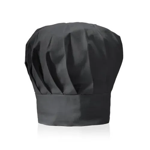 Gorro de cocina ajustable en suave material TC ref 4747 - Negro