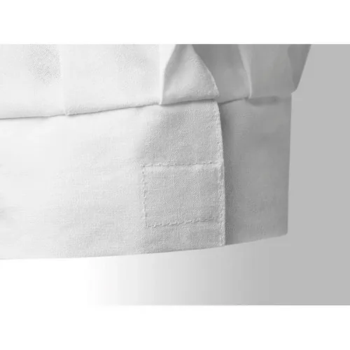 Gorro de chef de algodón con cierre de velcro ref MO8409 - Back Blanco