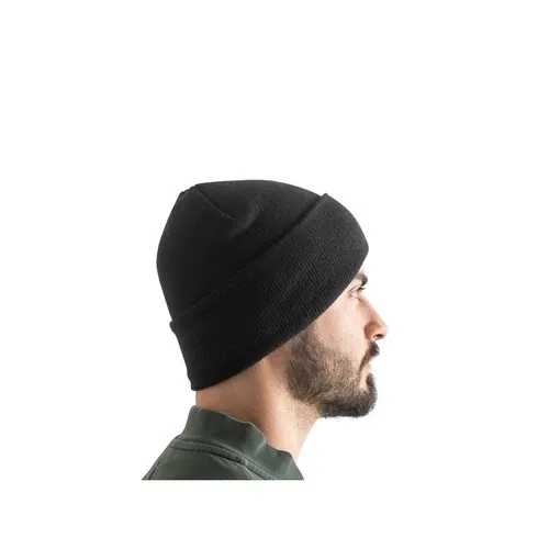 Gorro unisex plegable de poliéster reciclado suave ref 99038 - Negro 02