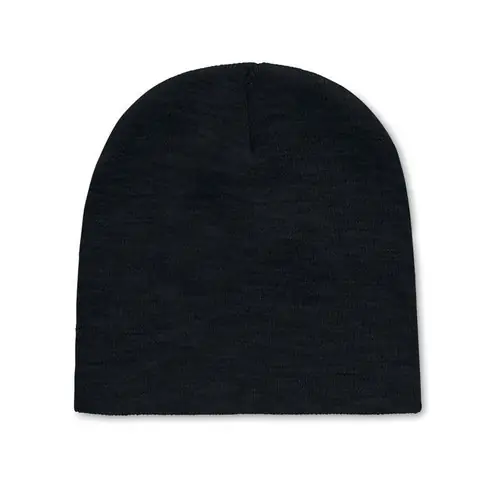 Gorro unisex suave en poliéster elástico ref MO9964 - Negro