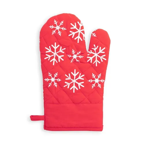 Guante de cocina navideño de algodón ref 99033 - Rojo 01