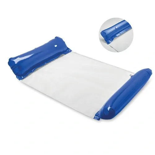 Hamaca hinchable de PVC con red de malla ref MO2441 - Azul Royal