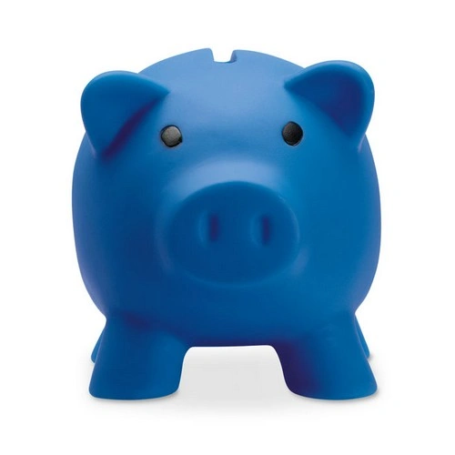 Hucha de cerdito PVC con tapón ABS fácil de usar ref MO8132