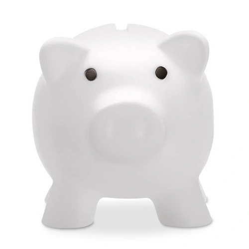 Hucha de cerdito PVC con tapón ABS fácil de usar ref MO8132