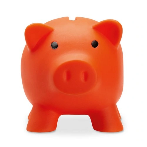 Hucha de cerdito PVC con tapón ABS fácil de usar ref MO8132